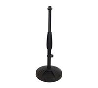 Proel DST130BK Supporto da tavolo x microfono base circolare in ghisa Nero Opaco