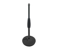Proel DST130BK Supporto da tavolo x microfono base circolare in ghisa Nero Opaco