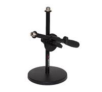 Proel DST150BK Asta Nana doppia da tavolo per microfono con giraffa, Nero Opaco
