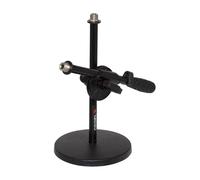 Proel DST150BK Asta Nana doppia da tavolo per microfono con giraffa, Nero Opaco