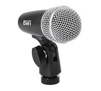 PROEL EIKON DM1 - Microfono dinamico professionale per percussioni + supporto microfono, Capsula Silver, Nero