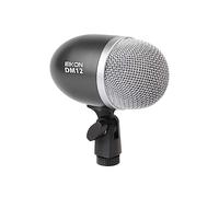 PROEL EIKON DM12 - Microfono dinamico professionale per percussioni + supporto microfono, Capsula Silver, Nero