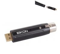Proel EIKON EKUSBX1 Adattatore Intefaccia Audio USB a Cannon XLR 3P Femmina Nero