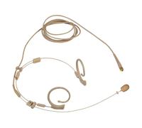 microfono headset Proel HCM12EK bi-aurale back-electret ambra con adattatori