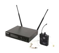 PROEL EIKON RMW921H - Sistema microfonico Wireless UHF TRUE DIVERSITY PLL, con microfono ad Archetto, Color Carne