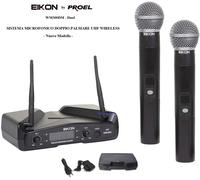 EIKON WM300DM radiomicrofono wireless uhf con doppio gelato NUOVO garanziaITALIA