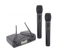 Proel EIKON WM700DM DUAL coppia microfoni wireless palmare x karaoke canto live