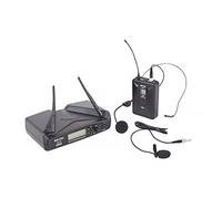 Proel EIKON WM700H Microfono wireless archetto x karaoke canto live, Nero