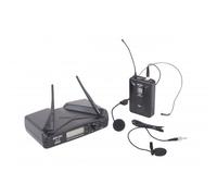 Proel EIKON WM700HA Microfono wireless archetto x karaoke canto live, Nero