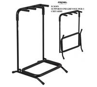Proel FC830N Supporto universale pieghevole per 3 chitarre