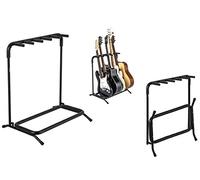 Proel FC850N - Supporto pieghevole x5 chitarre classic acustiche elettriche basso, Nero Opaco