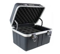 Proel FOABSMIC12 Case x custodia trasporto x 12 microfoni + vano accessori, Nero