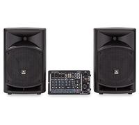 Proel FREEPASS10USB sistema audio portatile completo mp3 mixer 8 canali 500 watt