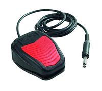 Proel GF29 - Pedale di controllo “SUSTAIN” per musicisti con interruttore per invertire la polarità ed in robusto ABS e base rinforzata, Colore: Nero/Rifinitura in Rosso o Nero.
