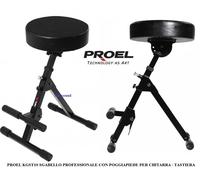 PROEL KGST10 SGABELLO PROFESSIONALE CON POGGIAPIEDE PER CHITARRA / TASTIERA