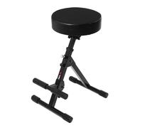 PROEL KGST10 Sgabello Regolabile 60-75cm, Base 40cm e Seduta 30cm Nero