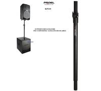 Proel KP210 Supporto distanziatore cassa-subwoofer regolabile terminali 35 mm