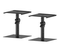 Proel KP805P - Coppia Supporti da tavolo per monitor audio da studio, Nero Opaco