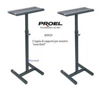 PROEL KP820 COPPIA DI SUPPORTI STAND REGOLABILE PER MONITOR near-field DA STUDIO