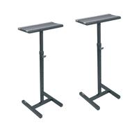 Proel KP820 Coppia Supporto x Monitor audio Studio regol. H. 83/132cm Nero Opaco
