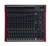 Proel MQ16USB - Mixer ultra-compatto professionale a 12 ingressi e 4 bus con FX e USB per Canto, Live e Karaoke, Nero/Rosso (MQ16USB)
