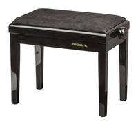 Proel PB90VBBBK Panca professionale regolabile in legno per piano, Nero Lucido
