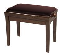 Proel PB90VBWBR Panca professionale regolabile in legno per piano, Noce Lucido