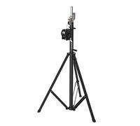 Proel PL8545 - Supporto professionale per sistemi luce in acciaio tubolare zincato, Nero