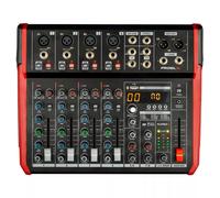 PROEL PLAYMIX8 mixer audio compatto con bluetooth e usb, per karaoke studio live