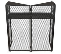 Proel PRDJF01 Tavolo console pieghevole x Dj borse trasporto cover Bianco e Nero