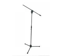 Proel PRO100BK Asta microfonica a giraffa base tripoide alluminio, Nero Opaco