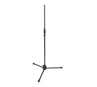 Asta per microfono PROFESSIONALE dritto Proel pro110bk, con base di Treppiede in alluminio e manicotto di regolazione in nylon