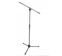 Proel RSM100BK Asta Pro a giraffa per microfono, con base tripoide, Nero Opaco