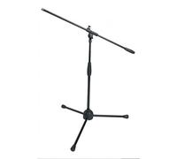 Proel RSM181 Asta nana a giraffa per microfono, base tripoide nylon, Nero opaco