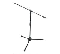 Proel RSM181 Asta nana a giraffa per microfono, base tripoide nylon, Nero opaco