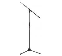 Proel RSM198BK Asta professionale, con giraffa telescopica per microfono, Nera