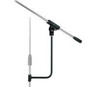 PROEL RSM210 - Asta giraffa aggiuntiva completamente regolabile, Nero opaco, Altezza 475 mm