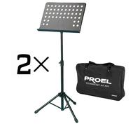 PROEL RSM360M kit risparmio composto da 2 leggii per spartiti + bag x contenerli