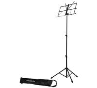 Proel RSM600 Leggio Pieghevole Regolabile in Altezza con Custodia Nero