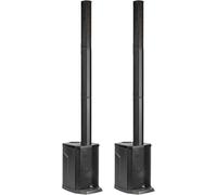 PROEL SESSION 1 COPPIA SISTEMA AUDIO A COLONNA AMPLIFICATO BLUETOOTH SUB 8"