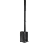 PROEL SESSION1XFREE - Sistema audio attivo a colonna a batteria da 400W di picco con modulo MP3, USB, BLUETOOTH STEREO, e cover trasporto per le sole colonnine, Nero.