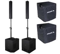 Proel SESSION4 Coppia Sistema Pro colon.1200W p. MP3 USB SD BT St. +COPPIA COVER