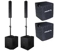 Proel SESSION4 Coppia Sistema Pro colon.1200W p. MP3 USB SD BT St. +COPPIA COVER