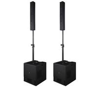 Proel SESSION4 Coppia Sistema Pro colonna 1200W pic. MP3 USB SD Bluetooth Stereo