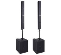 Proel SESSION6 Coppia Sistema audio colonna 2400W p. MP3 USB SD Bluetooth Stereo