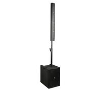 Proel SESSION700 - Sistema audio a colonna a 3vie da 1400W di potenza di picco con modulo Bluetooth e App per Android e iOS, Nero.