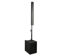 Proel SESSION700 - Sistema audio a colonna a 3vie da 1400W di potenza di picco con modulo Bluetooth e App per Android e iOS, Nero.