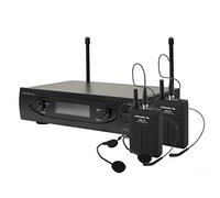 Proel WM101DH Sistema di microfono wireless a due canali con 2 microfoni per cuffie