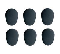 Proel WS6MBK Set di numero 6 coperture medie in spugna antivento per microfono, Nero