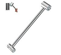 Proemptli Door Hinge Adjustment Tool,Double Headed Seam Adjustment Tool, Home Thickening and Lengthening,for Repairing Hinges and Aligning Door Seams Effortlessly (S)